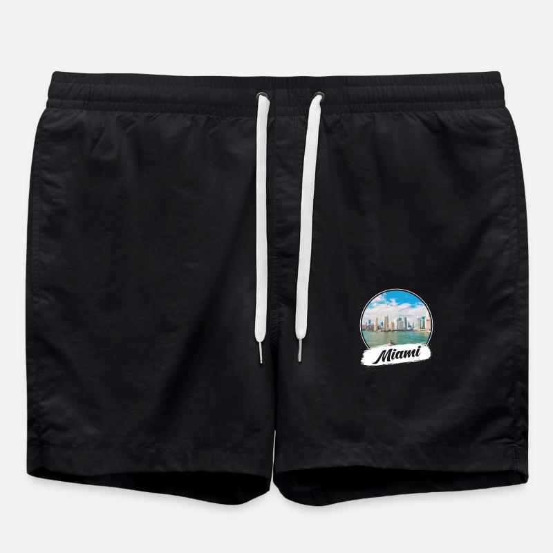 Miami Souvenir - Short de bain - noir