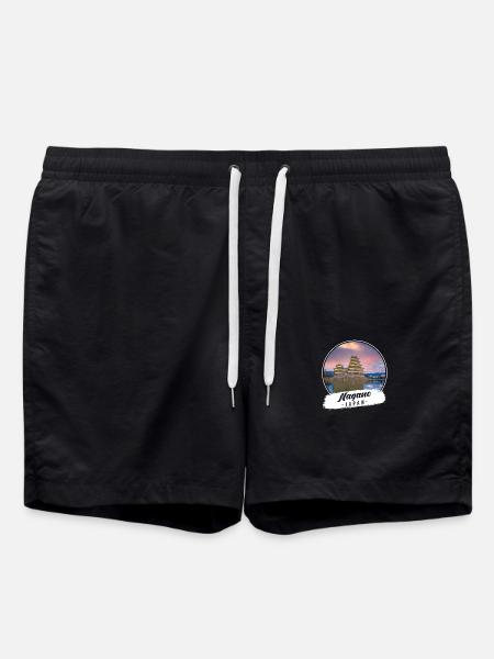 Nagano Japan Souvenir - Swim Trunks - black