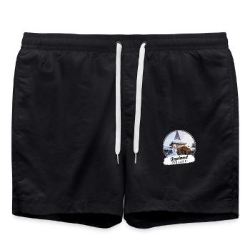 Laponie Finlande Souvenir - Short de bain - noir - Devant - AI Model Male 185 light (185cm)