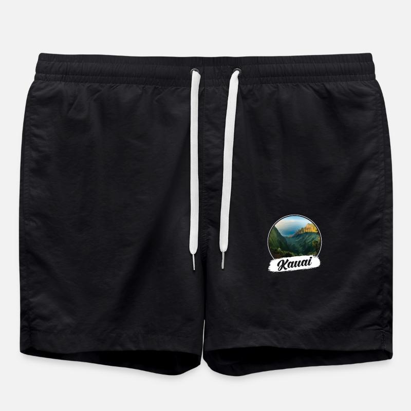 Kauai Souvenir - Badeshorts - Schwarz