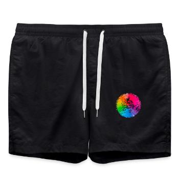 Alien - Badeshorts - Schwarz - Vorne - AI Model Male 185 light (185cm)