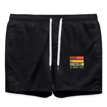 Né au Venezuela - Short de bain - noir - Devant - AI Model Male 185 light (185cm)