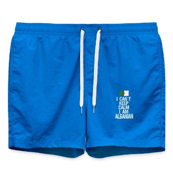 I can not Keep Calm I am Albaner - Badeshorts - Cobalt blue - Vorne