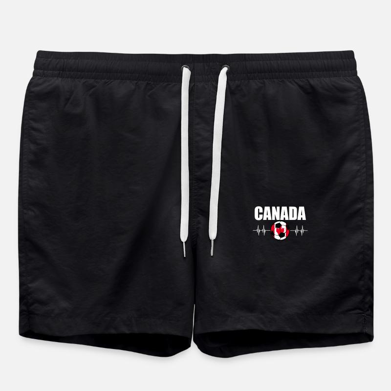 Kanada Fußball - Badeshorts - Schwarz