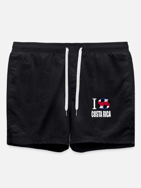 Costa Rica Soccer - Swim Trunks - black