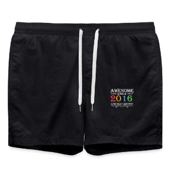2016 - Né 2016 - Année de naissance 2016 - Short de bain - noir - Devant - AI Model Male 185 light (185cm)
