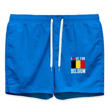 Drapeau de la Belgique - Short de bain - cobalt blue - Devant