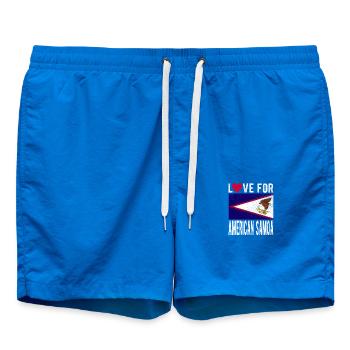 American Samoa Islands Souvenir - Swim Trunks - cobalt blue - Front