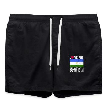 Souvenir du Bachkortostan - Short de bain - noir - Devant - AI Model Male 185 light (185cm)