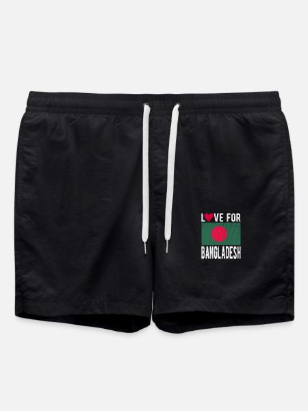 Bangladesh Souvenir - Swim Trunks - black