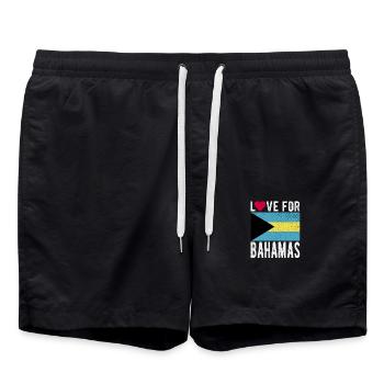 Bahamas Souvenir - Short de bain - noir - Devant - AI Model Male 185 light (185cm)