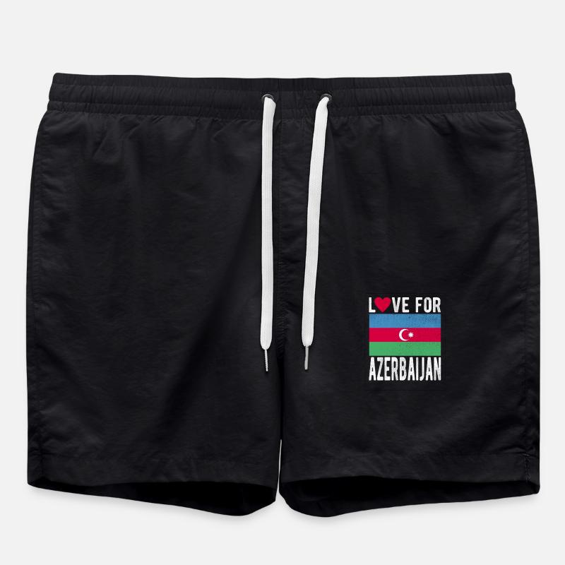 Azerbaijan Souvenir - Swim Trunks - black