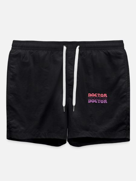 Nurse Hippie - Swim Trunks - black