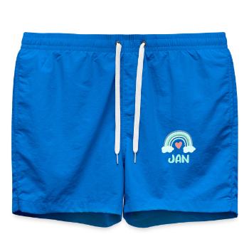 Jan Nom Rainbow Baby - Short de bain - cobalt blue - Devant