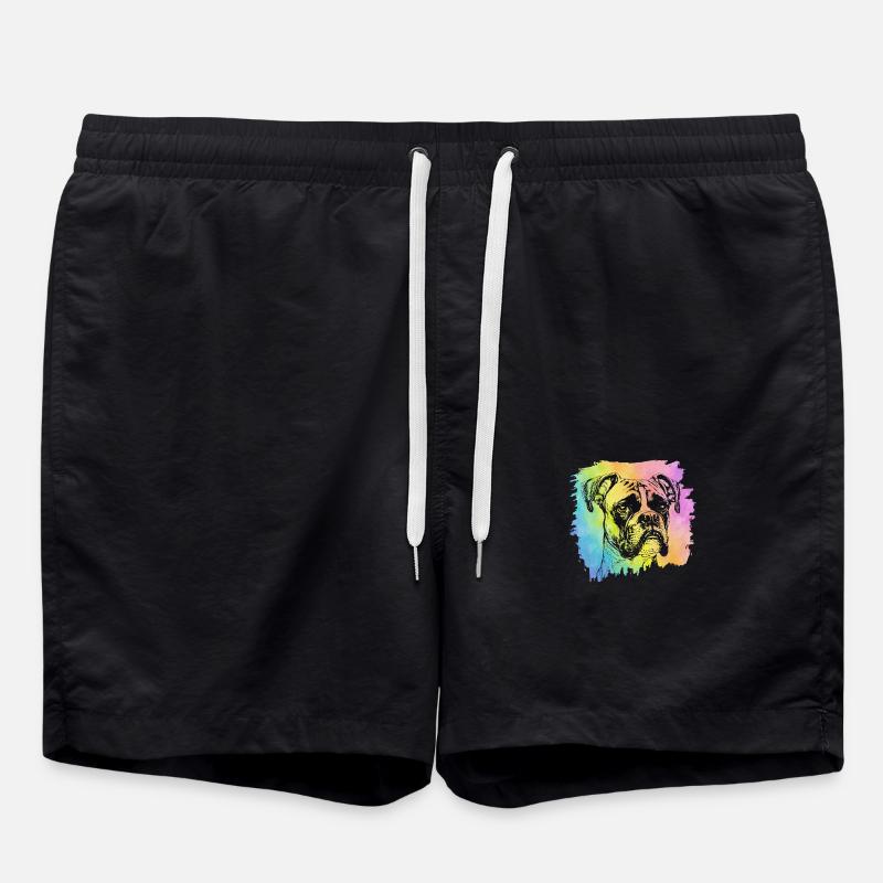 Boxer - Swim Trunks - black