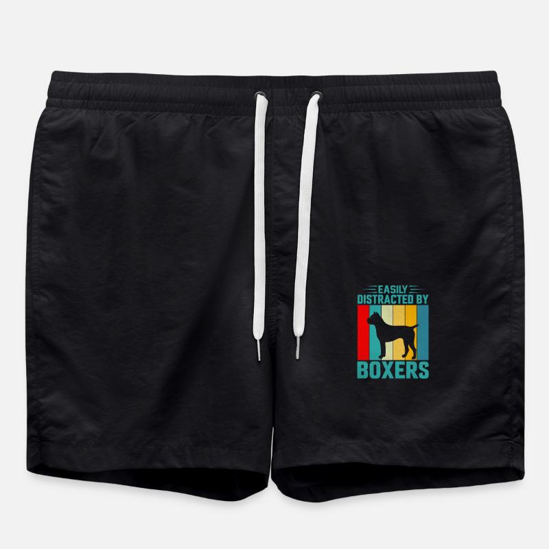 Easily distracted by boxers - Badeshorts - Schwarz