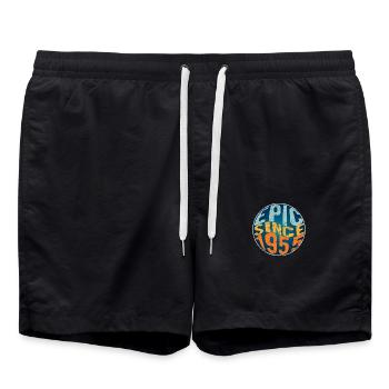 Epic since 1955 - Swim Trunks - black - Front - AI Model Male 185 light (185cm)