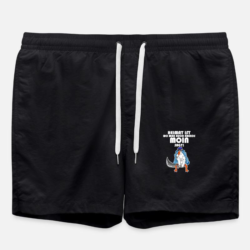 Nordsee - Badeshorts - Schwarz