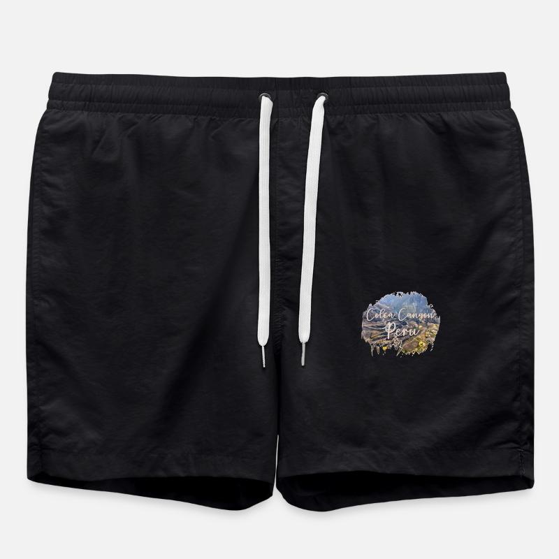 Colca Canyon Pérou Souvenir - Short de bain - noir