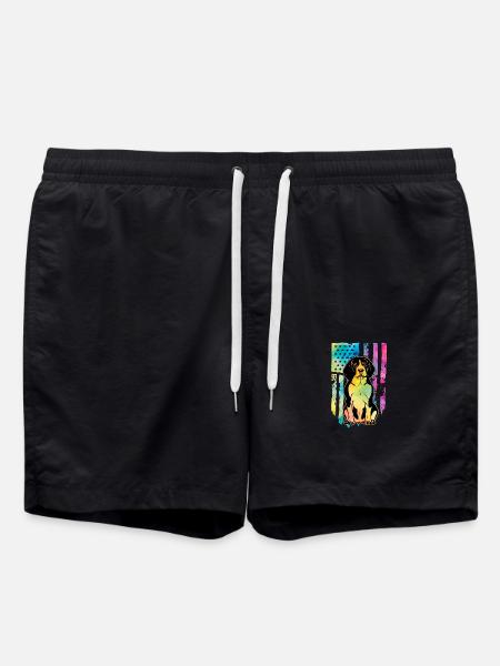 Beagle USA - Swim Trunks - black