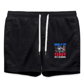 Back it up terry put it in Reverse - Badeshorts - Schwarz - Vorne - AI Model Male 185 light (185cm)