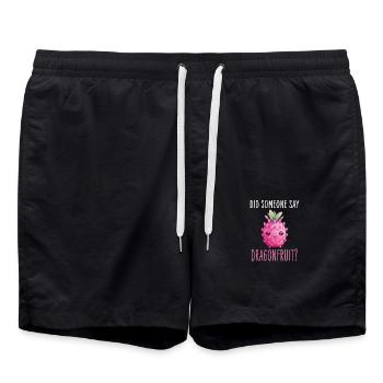 Dragon Fruit Kawaii - Short de bain - noir - Devant - AI Model Male 185 light (185cm)