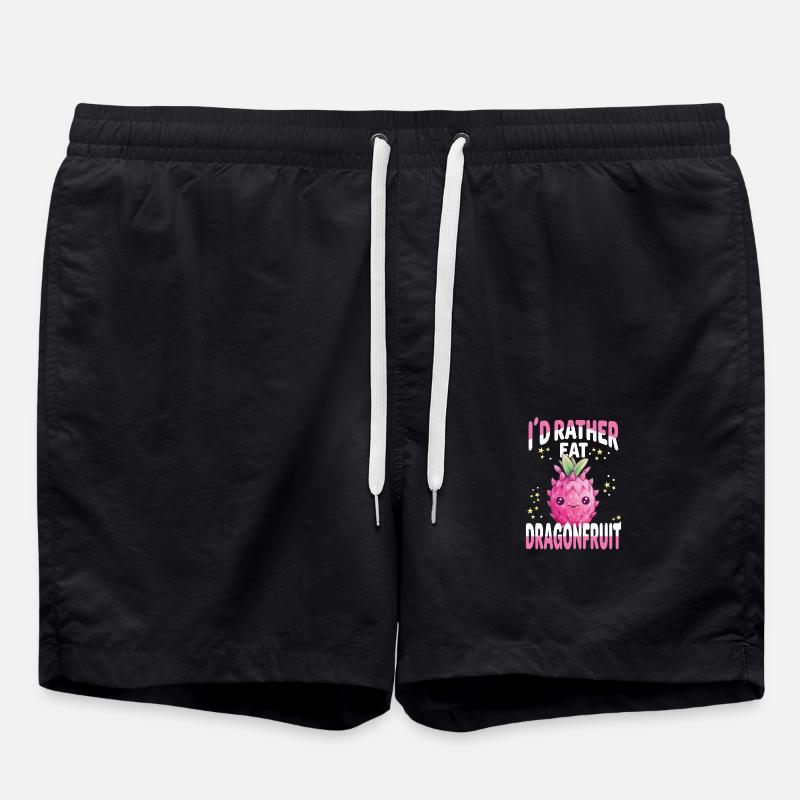 Fruit du dragon Kawaii - Short de bain - noir