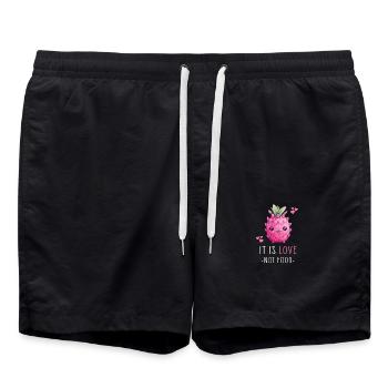 Dragonfruit Kawaii - Swim Trunks - black - Front - AI Model Male 185 light (185cm)
