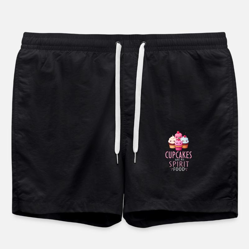 Cupcake Kawaii - Swim Trunks - black