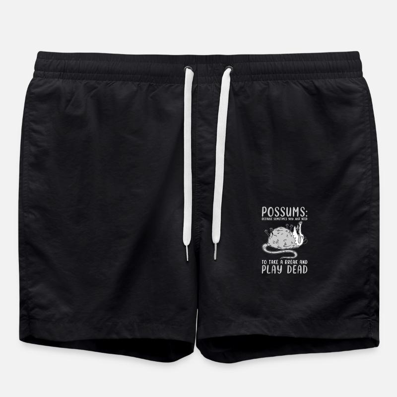 Opossum Dicton - Short de bain - noir