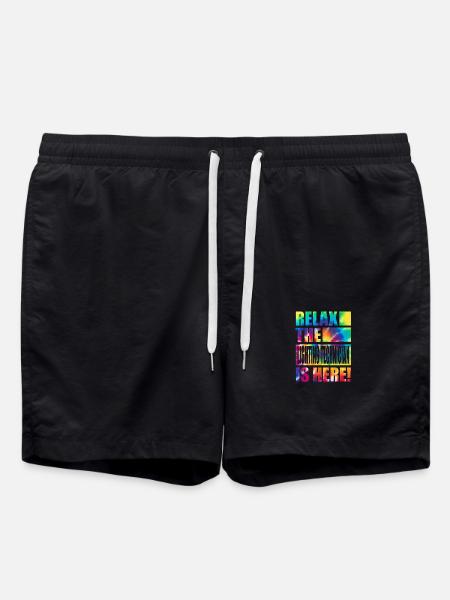 Lighting Technician Funny Saying - Swim Trunks - black