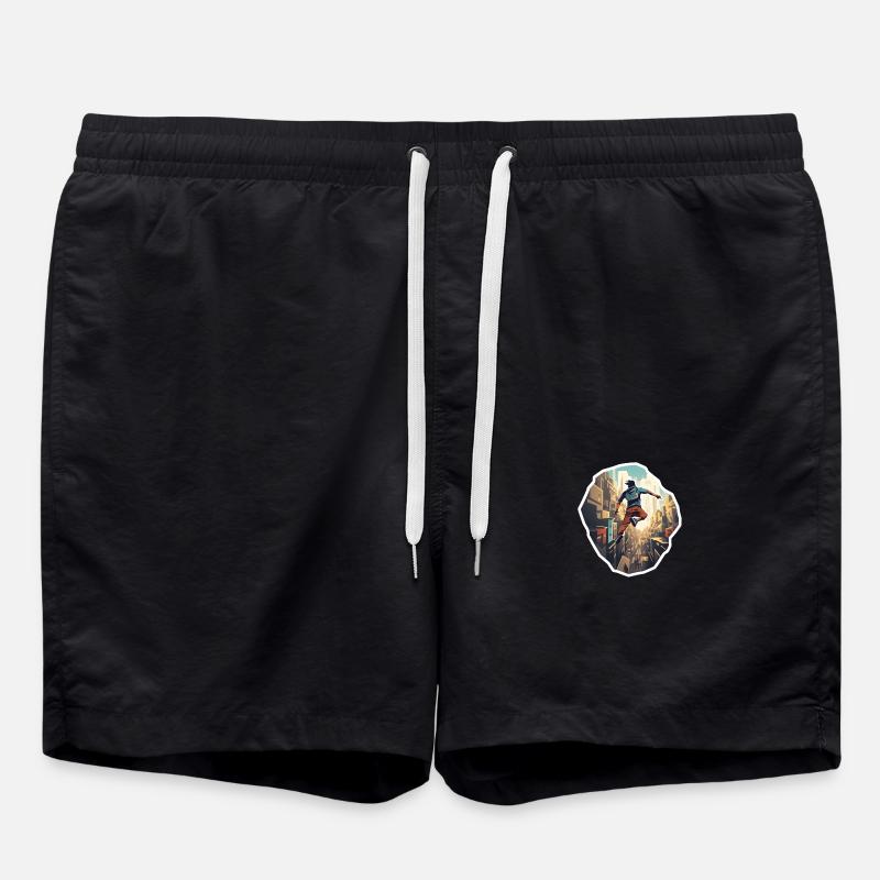 Parkour - Swim Trunks - black