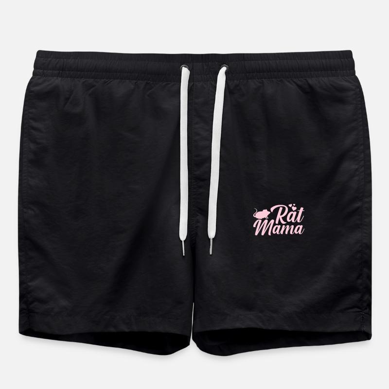 Maman rat - Short de bain - noir