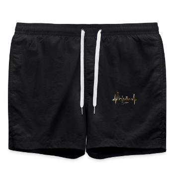 Essen Skyline Herzschlag Ruhrpott Fan Herz Essener - Short de bain - noir - Devant - AI Model Male 185 light (185cm)