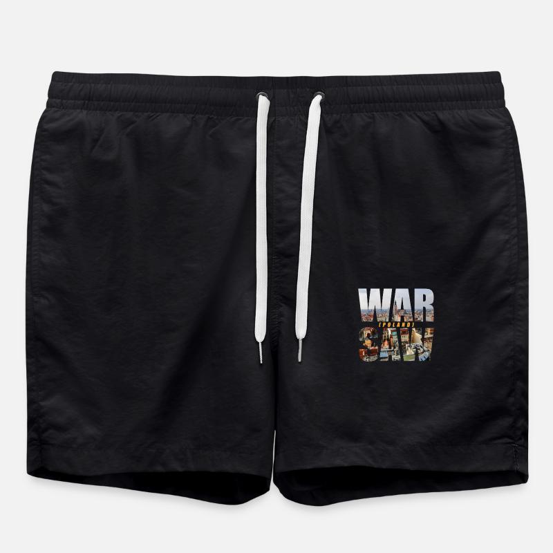 Varsovie Pologne Souvenir - Short de bain - noir