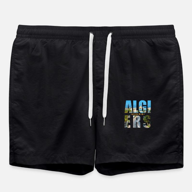 Alger Algérie Souvenir - Short de bain - noir