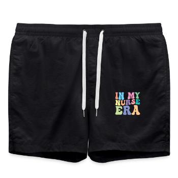 Infirmière Retro Groovy In My - Short de bain - noir - Devant - AI Model Male 185 light (185cm)