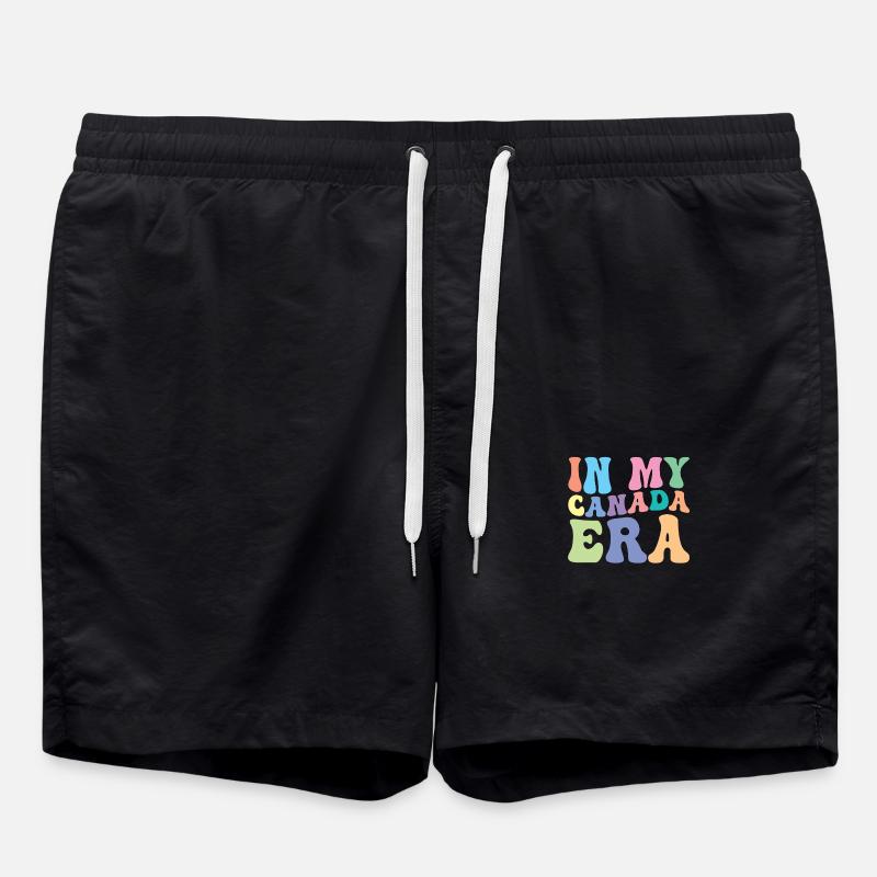 Canada Retro Groovy - Short de bain - noir