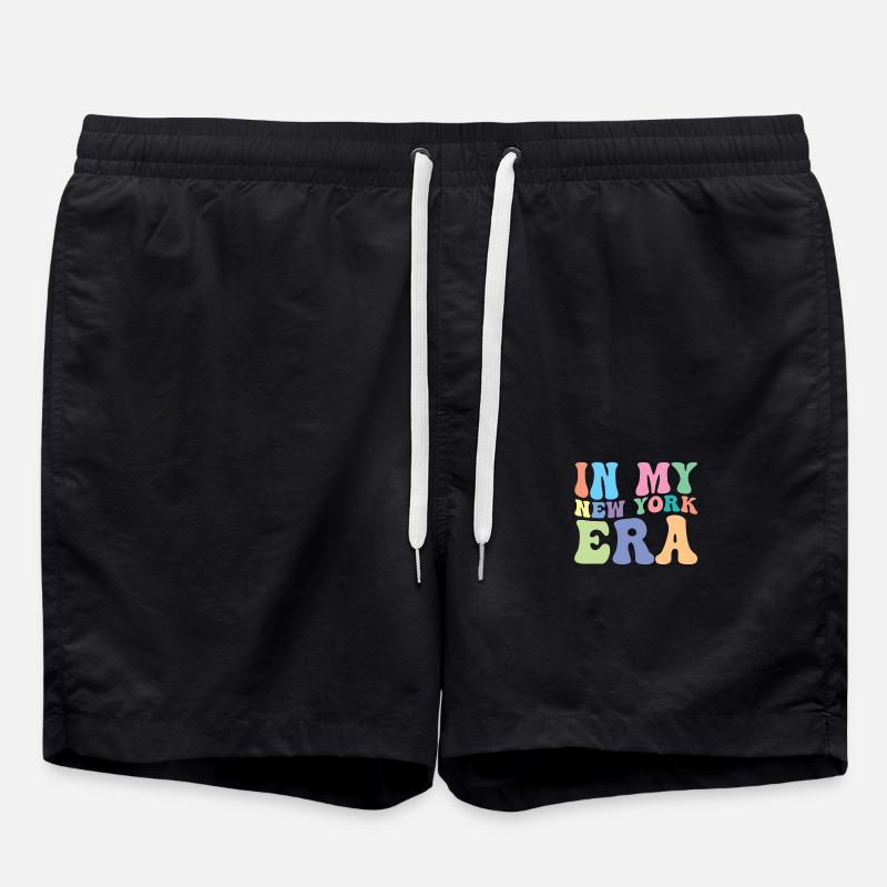 New York Retro Groovy - Short de bain - noir