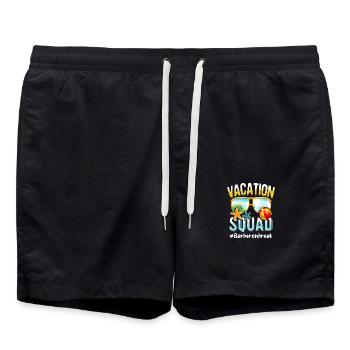 Barber Vacation Squad #Barberonbreak - Badeshorts - Schwarz - Vorne - AI Model Male 185 light (185cm)
