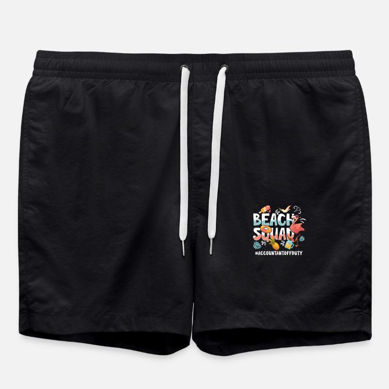 Comptable Vacances Beach Group - Short de bain - noir