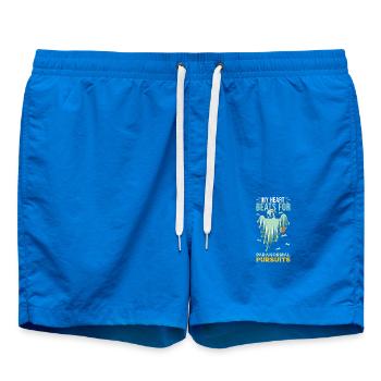 Ghost Hunter Paranormal Investigator Ghosthunting - Swim Trunks - cobalt blue - Front