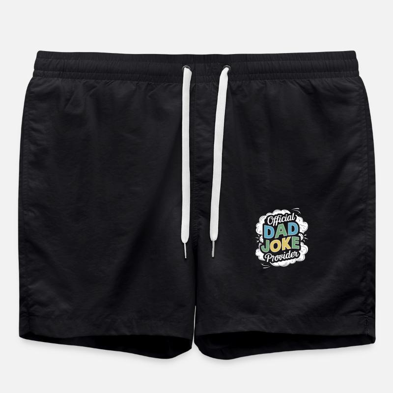 Offizieller Papa Witz Lieferant - Badeshorts - Schwarz