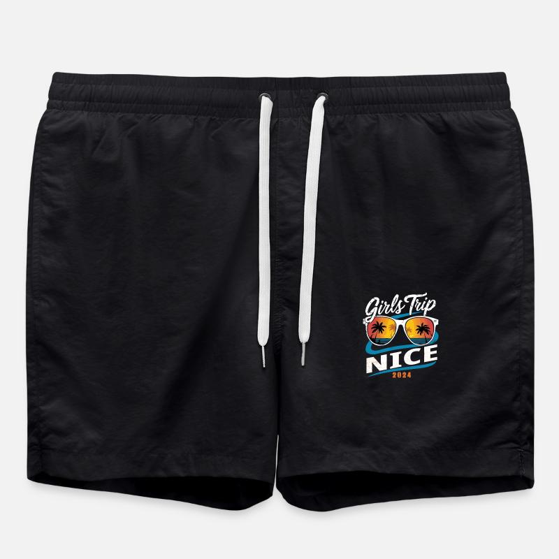 Girls Trip Nice 2024 - Swim Trunks - black