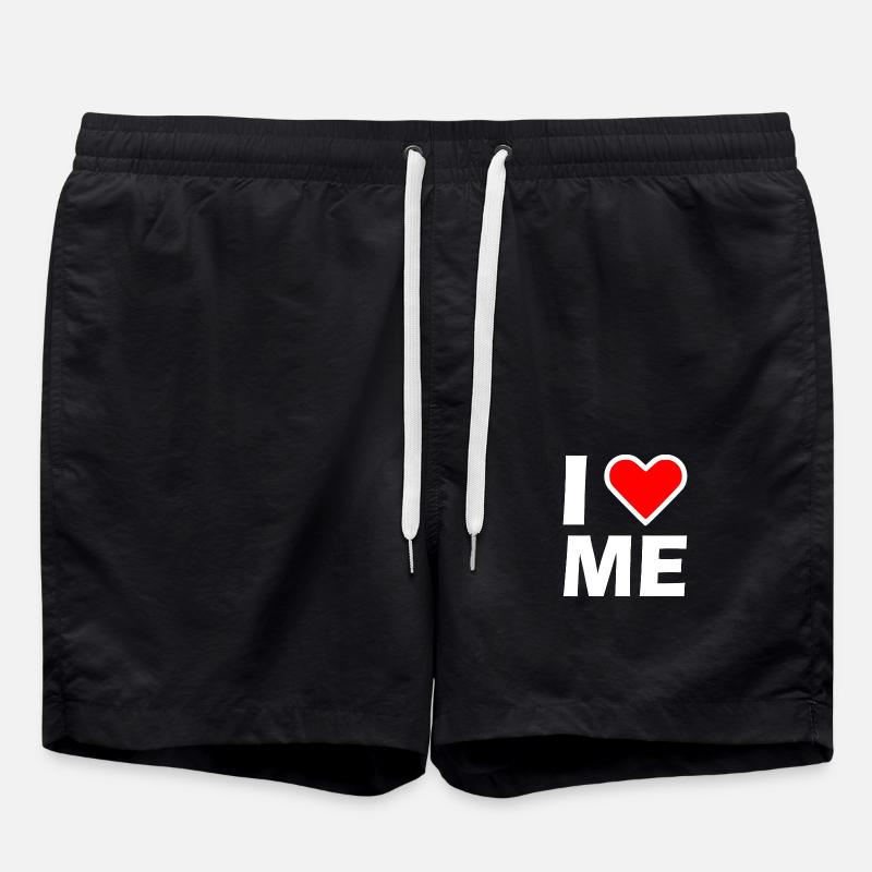I love me - Short de bain - noir
