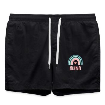 Alina Nom Rainbow Baby - Short de bain - noir - Devant - AI Model Male 185 light (185cm)
