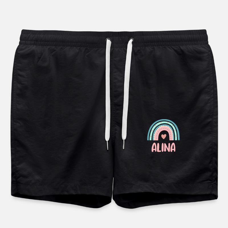 Alina Nom Rainbow Baby - Short de bain - noir