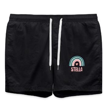 Stella Nom Rainbow Baby - Short de bain - noir - Devant - AI Model Male 185 light (185cm)