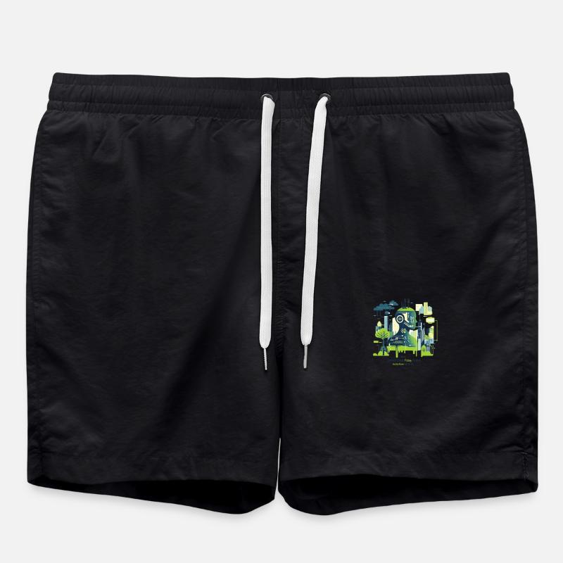 IA3 - Short de bain - noir
