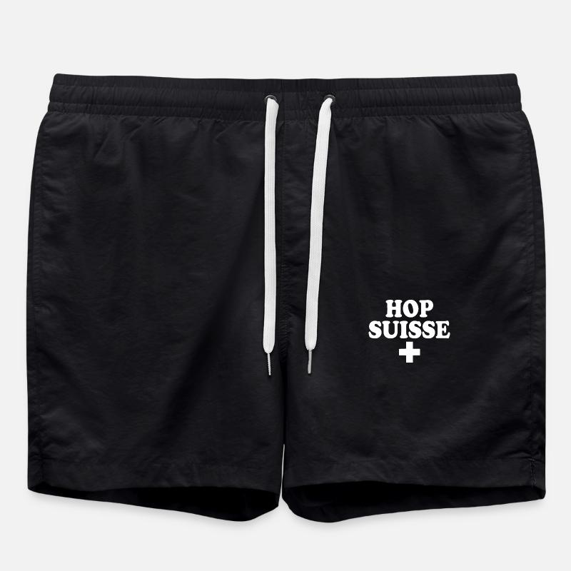 Hop suisse - Short de bain - noir